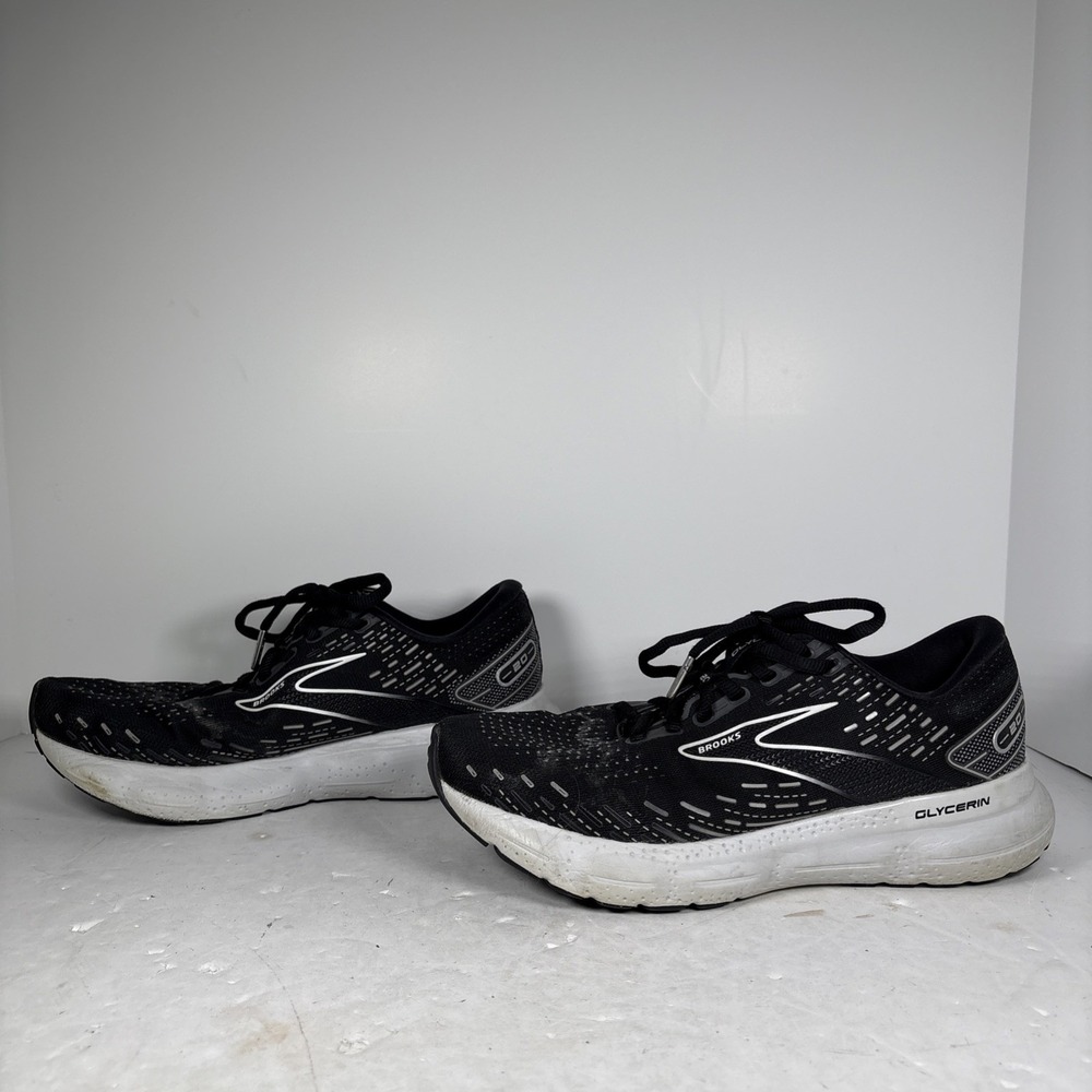Size 9.5 Wide D Brooks Glycerin 20 Black Sneakers 1203691D059 - Picture 4 of 8